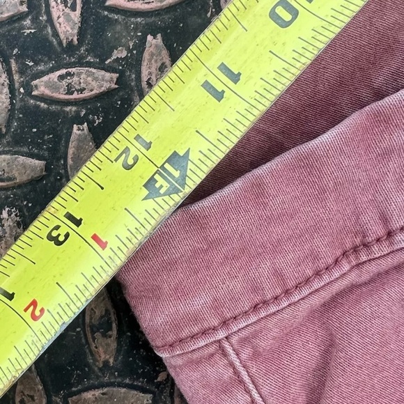 Faded Glory Womens Size 4 Red Solid Skinny Leg Stretch Fit Denim Red Jeans - Picture 2 of 6